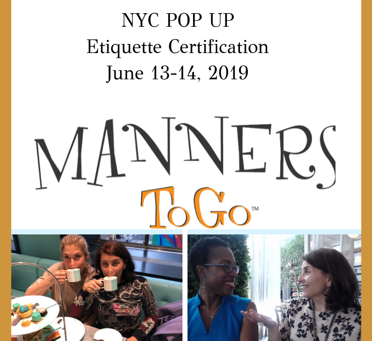NYC POP UP | Etiquette Certification In-Person Training