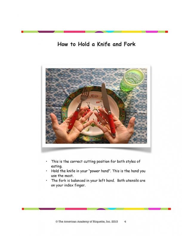 PreSchool Kindergarten Table Manners Curriculum Manners To Go™