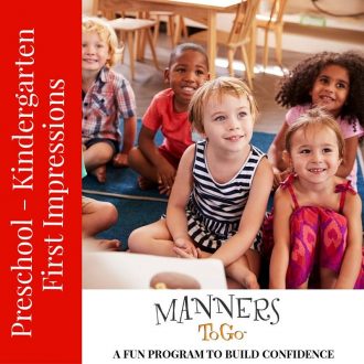 Preschool Manners curriculum - First Impressions