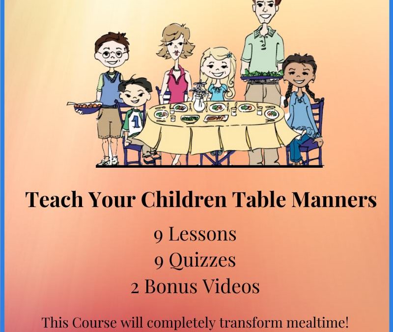 Why Setting the Table Is an Important Life Skill for Children to Learn