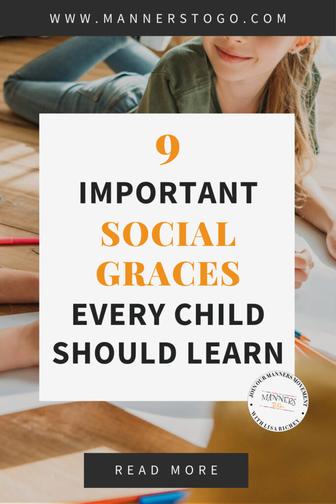 9 Important Social Graces Every Child Should Learn | Manners to Go