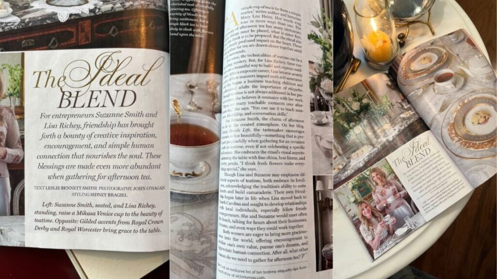 Victoria Magazine and Lisa richey talk teatime