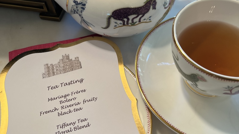 afternoon tea menu