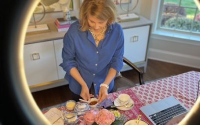 Virtual Afternoon Tea Etiquette Instruction